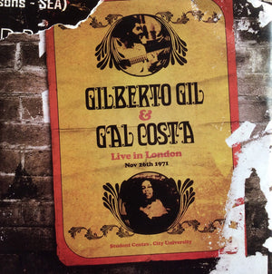 Gilberto Gil e Gal Costa — Live in London 71 (Disco de Vinil LP, lacrado)
