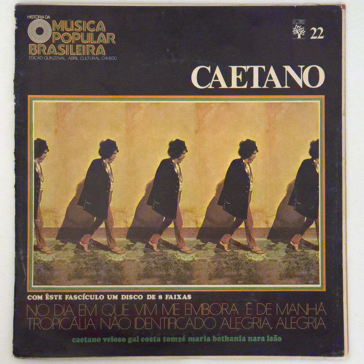 Various — História Da Música Popular Brasileira - Caetano Veloso (Disco de Vinil 10", usado)