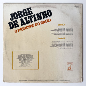 Jorge De Altinho — O Príncipe Do Baião (Disco de Vinil LP, usado)