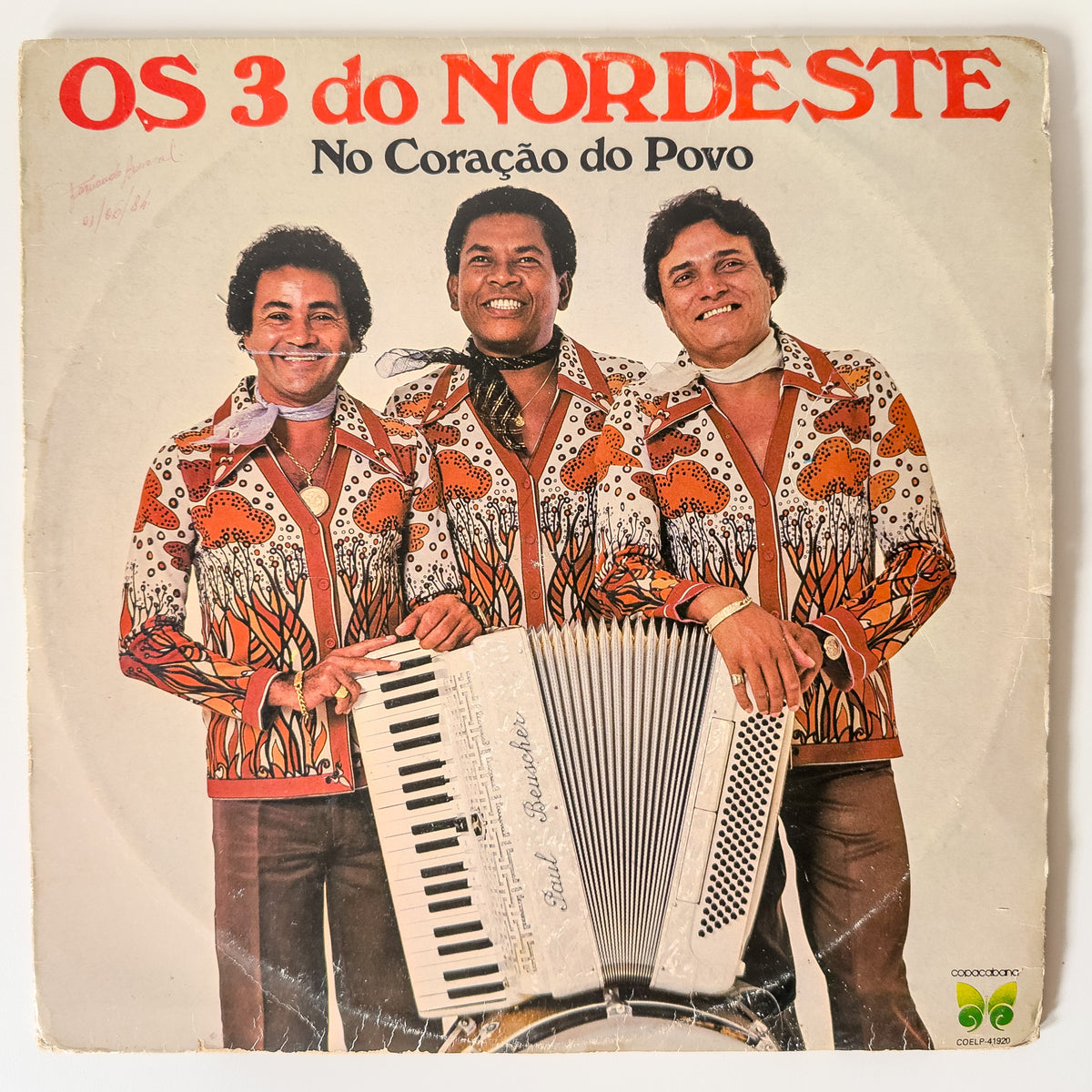 Os 3 Do Nordeste — No Coração Do Povo (Disco de Vinil LP, usado)
