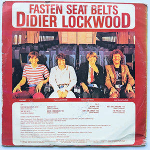 Didier Lockwood — Fasten Seat Belts (Disco de Vinil LP, usado)