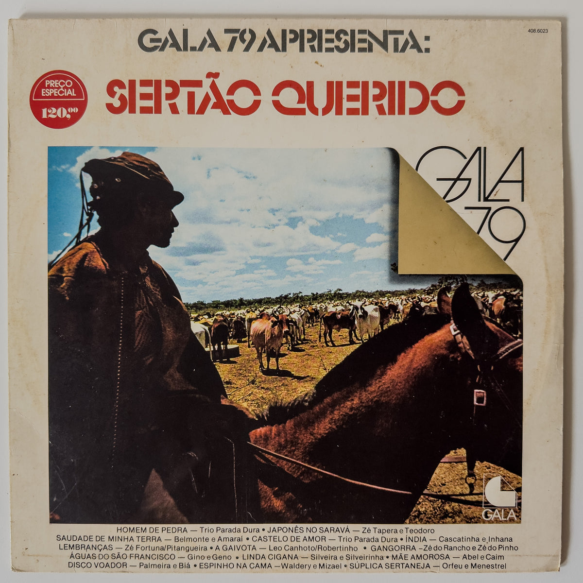 Various — Sertão Querido - Gala 79 (Disco de Vinil LP, usado)