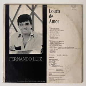 Fernando Luiz — Louco De Amor (Disco de Vinil LP, usado)