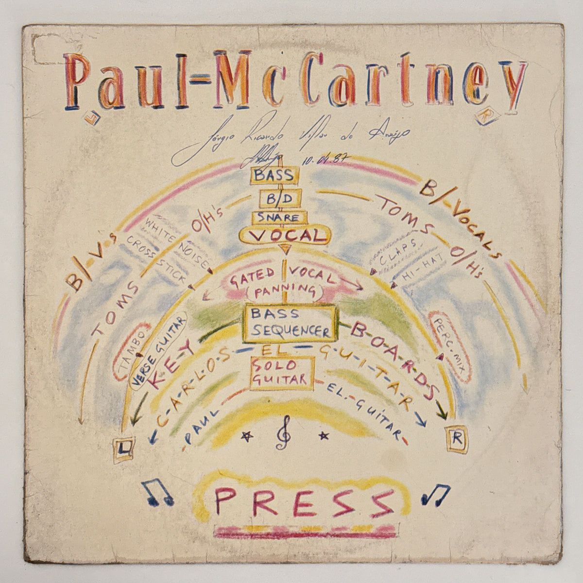 Paul McCartney — Press (Disco de Vinil 12", usado)