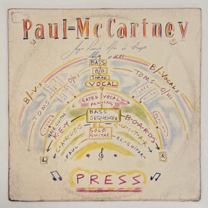 Paul McCartney — Press (Disco de Vinil 12", usado)