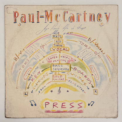 Paul McCartney — Press (Disco de Vinil 12", usado)