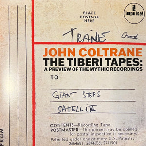 John Coltrane — The Tiberi Tapes: A Preview Of The Mythic Recordings (Disco de Vinil LP, lacrado)