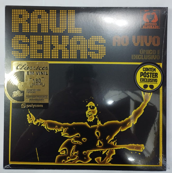 Raul Seixas — Ao Vivo Único E Exclusivo (Disco de Vinil LP, lacrado)