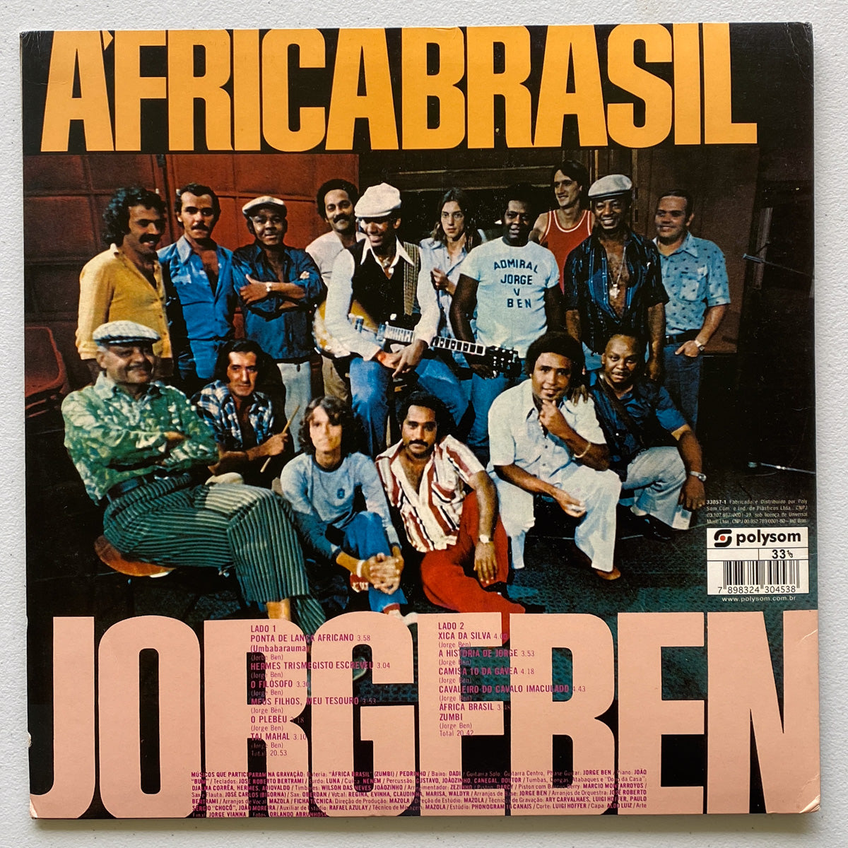 Jorge Ben ‎– África Brasil Jorge Ben Jor - Africa Brasil | Deezer