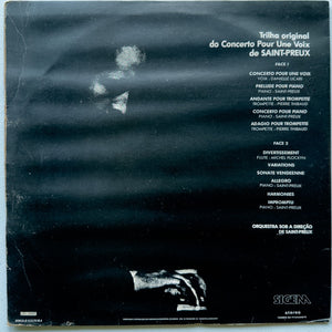 Saint-Preux — Concerto Para Uma Voz (Disco de Vinil LP, usado)