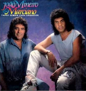 João Mineiro & Marciano — Tarde Demais Para Esquecer (Disco de Vinil LP, usado)