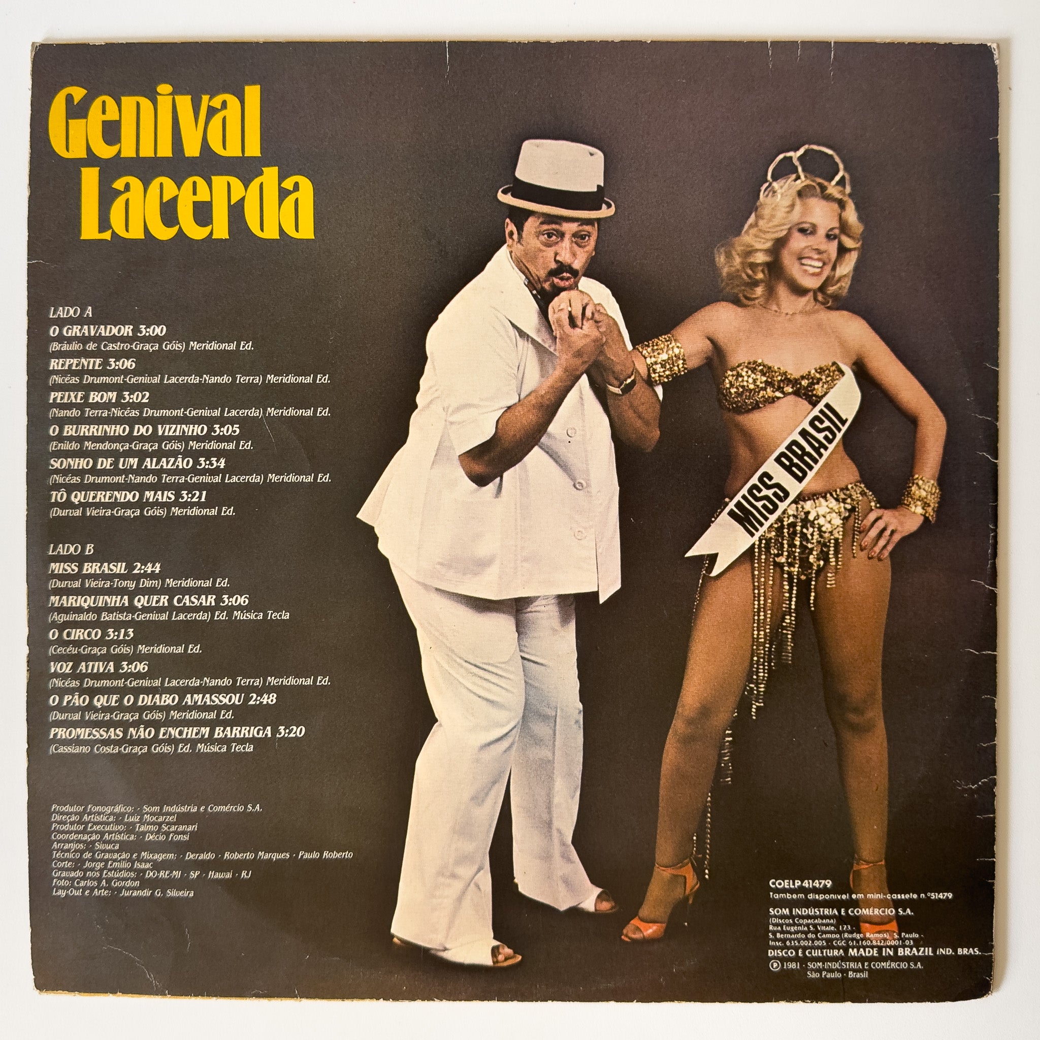 Genival Lacerda - Me Dê O Gravador (Disco de Vinil LP)