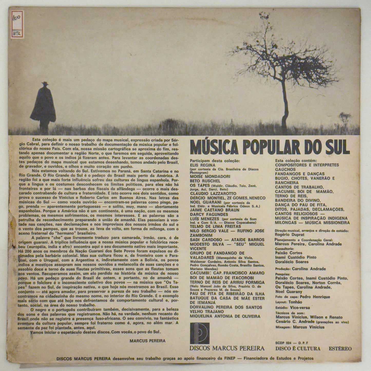 Música Popular Do Sul 4 (LP)