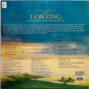 Various — The Lion King (Original Motion Picture Soundtrack) (Disco de Vinil LP, usado)