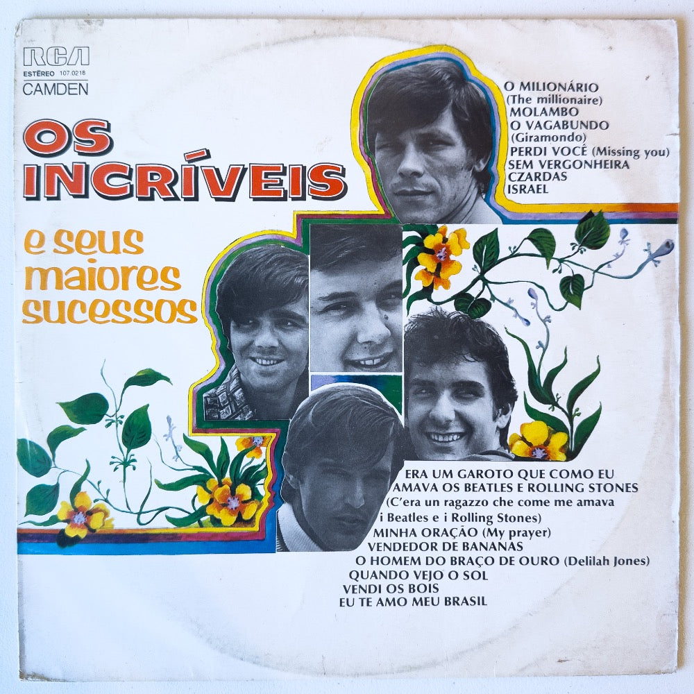Os Incríveis — Os Incríveis E Seus Maiores Sucessos (Disco de Vinil LP, usado)
