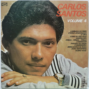 Carlos Santos (3) — Volume 4 (Disco de Vinil LP, usado)