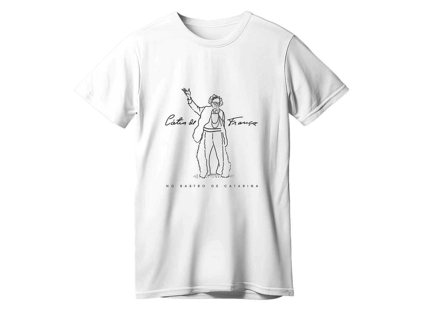 Camiseta Cátia de França Branca