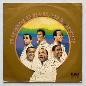Os Originais Do Samba — Pra Que Tristeza (Disco de Vinil LP, usado)