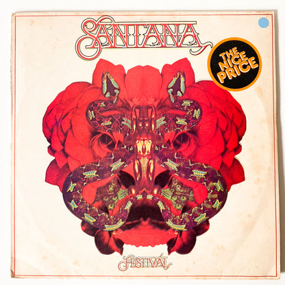 Santana - Festivál (LP, Capa: VG+ Disco: VG)