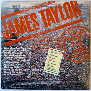 James Taylor (2) — Live In Rio (Disco de Vinil LP, usado)