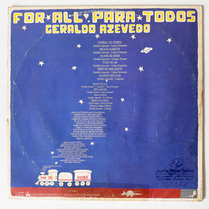 Geraldo Azevedo — For All Para Todos (Disco de Vinil LP, usado)