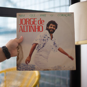 Jorge De Altinho — Nem Que Pare O Coração (Disco de Vinil LP, usado)