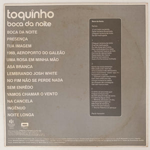 Toquinho — Boca Da Noite (Disco de Vinil LP, usado)