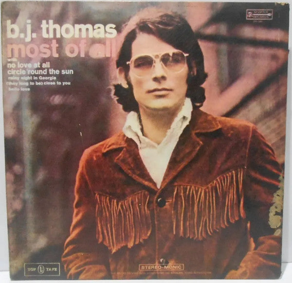 B.J. Thomas — Most Of All (Disco de Vinil LP, usado)