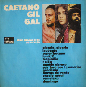 Caetano Veloso,Gilberto Gil e Gal Costa — Caetano Gil Gal (Disco de Vinil LP, usado)
