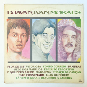 Djavan,Ivan Lins e Moraes Moreira — Djavan, Ivan, Moraes (Disco de Vinil LP, usado)