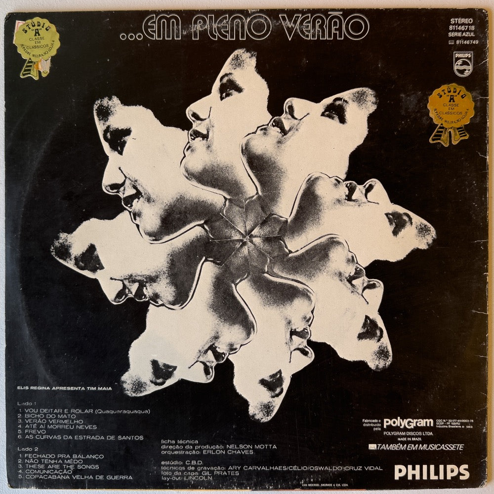 Elis Regina Em Pleno Verão Discos Usados Vinil LP