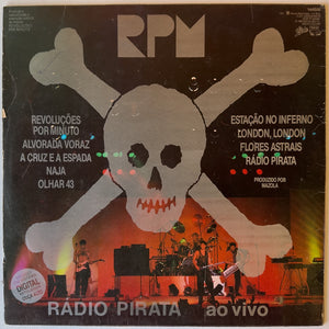 RPM (3) — Rádio Pirata Ao Vivo (Disco de Vinil LP, usado)