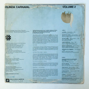 Various — Olinda Carnaval Volume 2 (Disco de Vinil LP, usado)