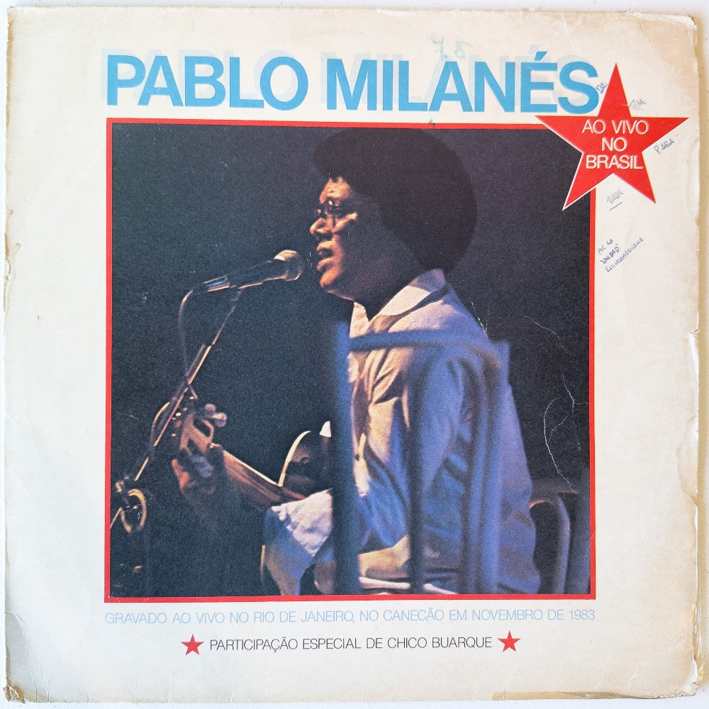 Pablo Milanés — Ao Vivo No Brasil (Disco de Vinil LP, usado)