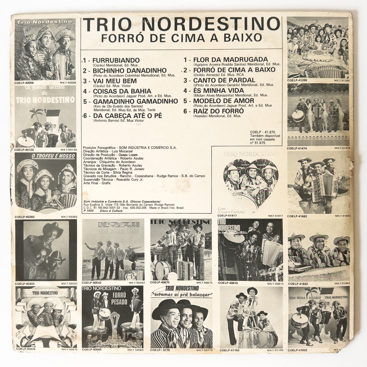 Trio Nordestino - Forró De Cima A Baixo (LP)