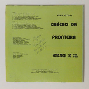 Gaúcho Da Fronteira — Mensagem Do Sul (Disco de Vinil LP, usado)
