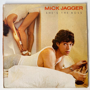 Mick Jagger - She's The Boss (LP, Capa: VG+ Disco: VG+)