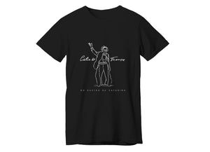 Camiseta Cátia de França Preta