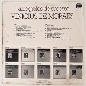 Vinicius De Moraes - Autógrafos de Sucesso (LP)