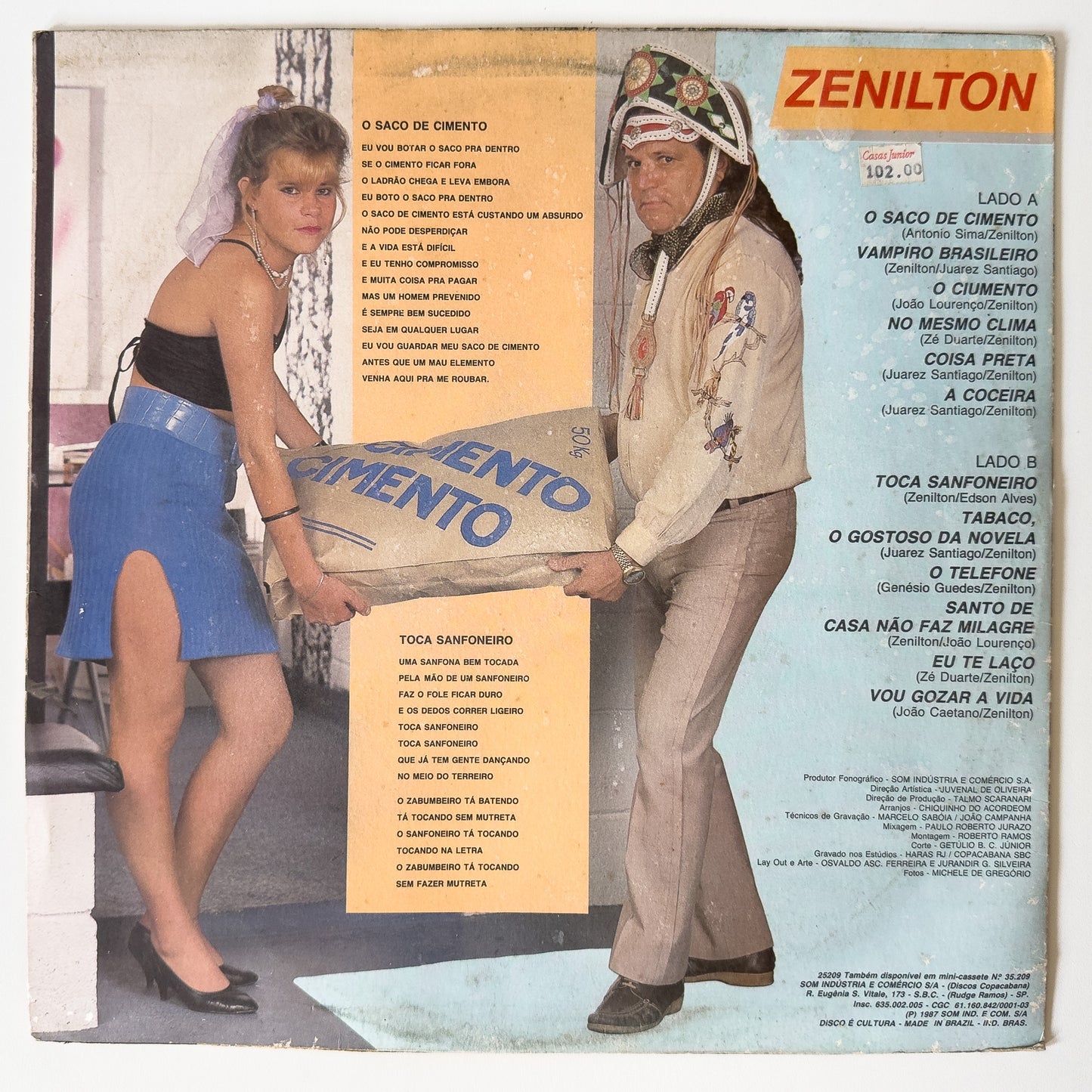 Zenilton - Eu Vou Botar O Saco Prá Dentro (LP)