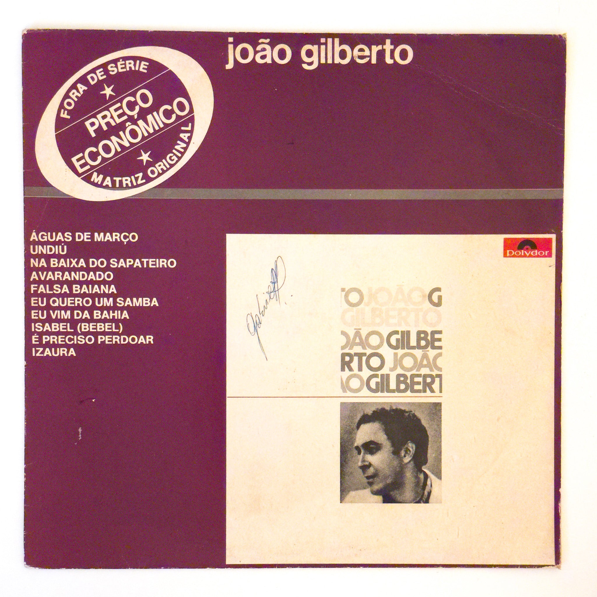 Joao Gilberto 73年ブラジルオリジナル盤 LP João Gilberto - 1973 (Disco de Vinil LP)