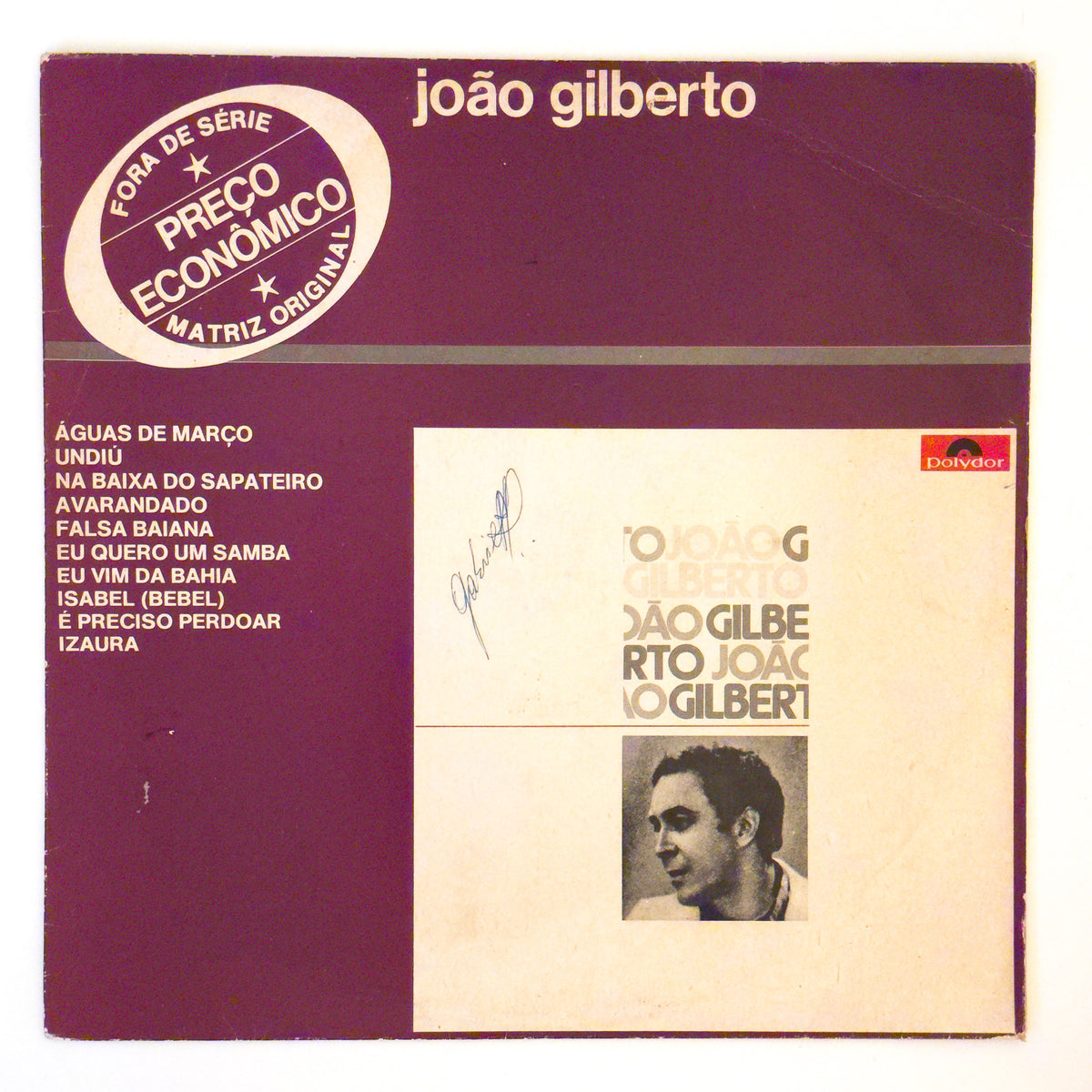 João Gilberto — João Gilberto (Disco de Vinil LP, usado)