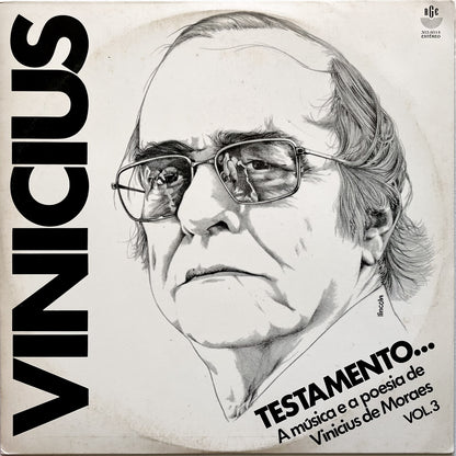 Vinicius De Moraes — Testamento... Vol. 3 (Disco de Vinil LP, usado)