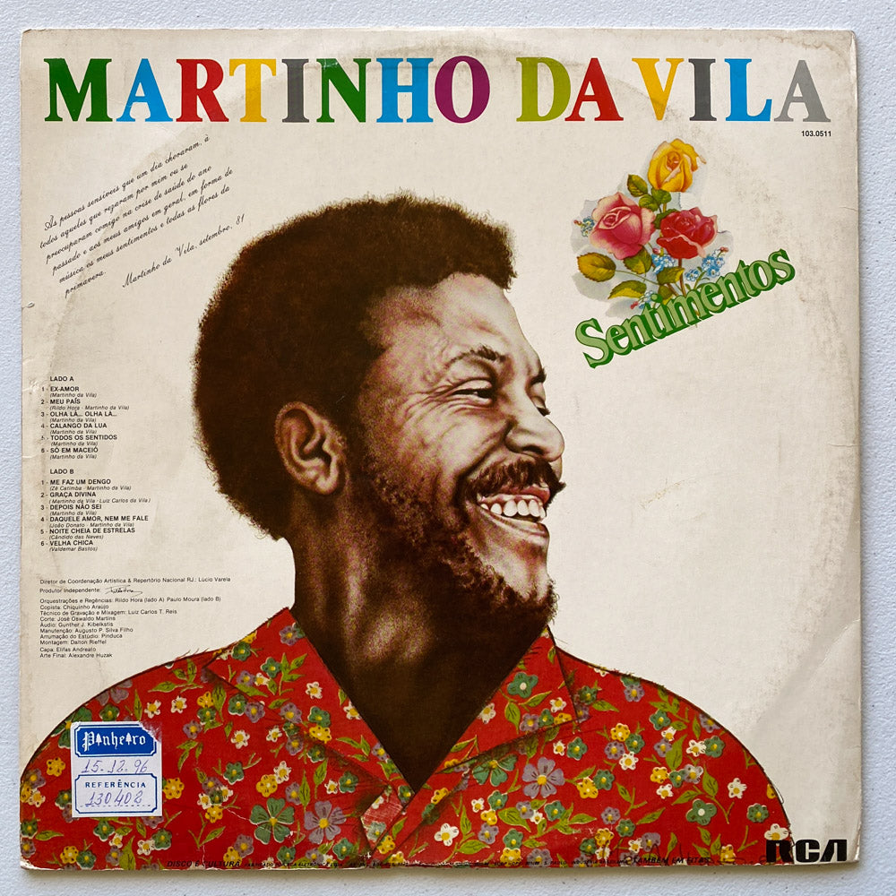 Martinho Da Vila - Sentimentos (Disco de Vinil LP)