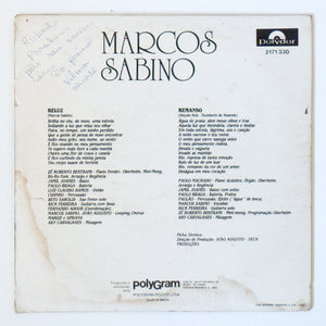 Marcos Sabino — Reluz / Remanso (Disco de Vinil LP, usado)