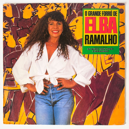 Elba Ramalho — O Grande Forró De Elba Ramalho (Disco de Vinil LP, usado)