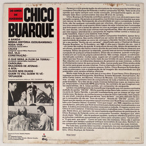 Chico Buarque — 20 Anos De Sucessos (Disco de Vinil LP, usado)