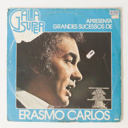 Erasmo Carlos — Gala Super Apresenta Os Grandes Sucessos De Erasmo Carlos (Disco de Vinil LP, usado)