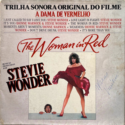 Stevie Wonder — The Woman In Red (Trilha Sonora Original Do Filme A Dama De Vermelho) (Disco de Vinil LP, usado)