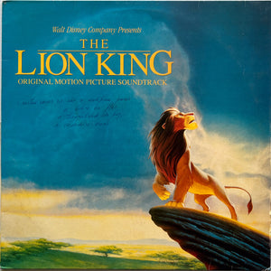 Various — The Lion King (Original Motion Picture Soundtrack) (Disco de Vinil LP, usado)